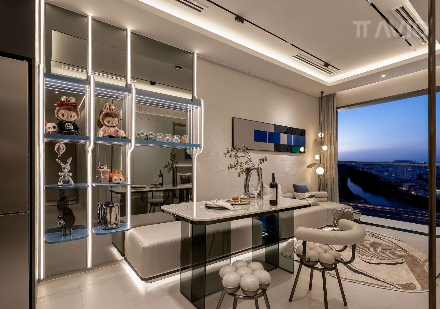 Căn hộ mẫu MODERN 2PN